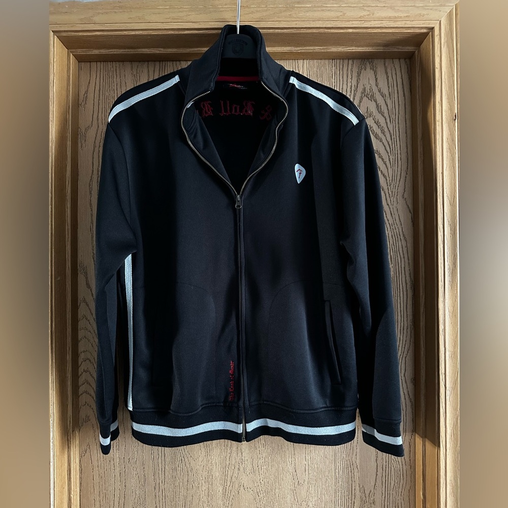 Fender Black and Red Embroidered Jacket